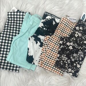Old Navy Kids Leggings - Black, White, Green, Orange